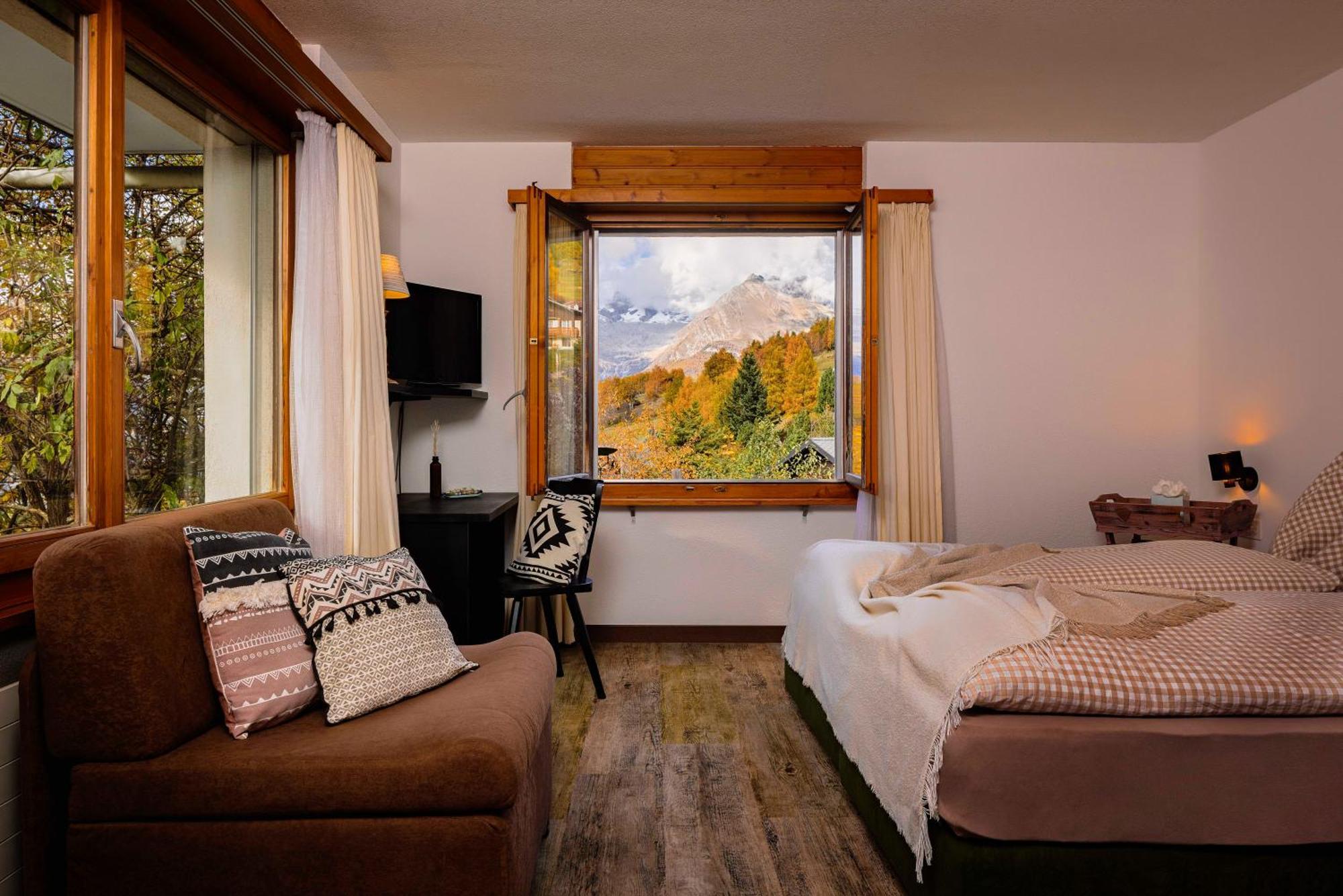 Hotel Restaurant Buerchnerhof Bürchen Esterno foto